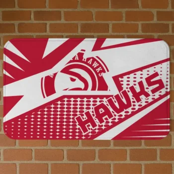 Atlanta Hawks Sharp Flash Red Doormat