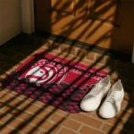 atlanta-hawks-tribal-detailing-red-black-doormat-best-selling.webp