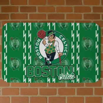 Boston Celtics Bolt Row Green Doormat