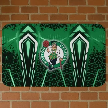 Boston Celtics Graphic Stripes Green Doormat