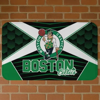 Boston Celtics Techno Camo Green Black Doormat