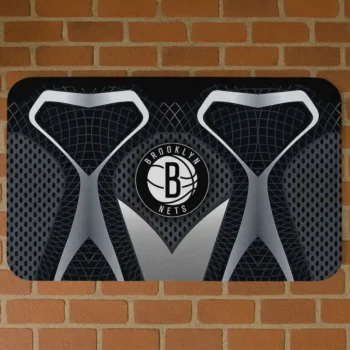 Brooklyn Nets Torso Pattern Doormat