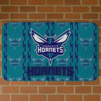 Charlotte Hornets Bolt Row Teal Doormat