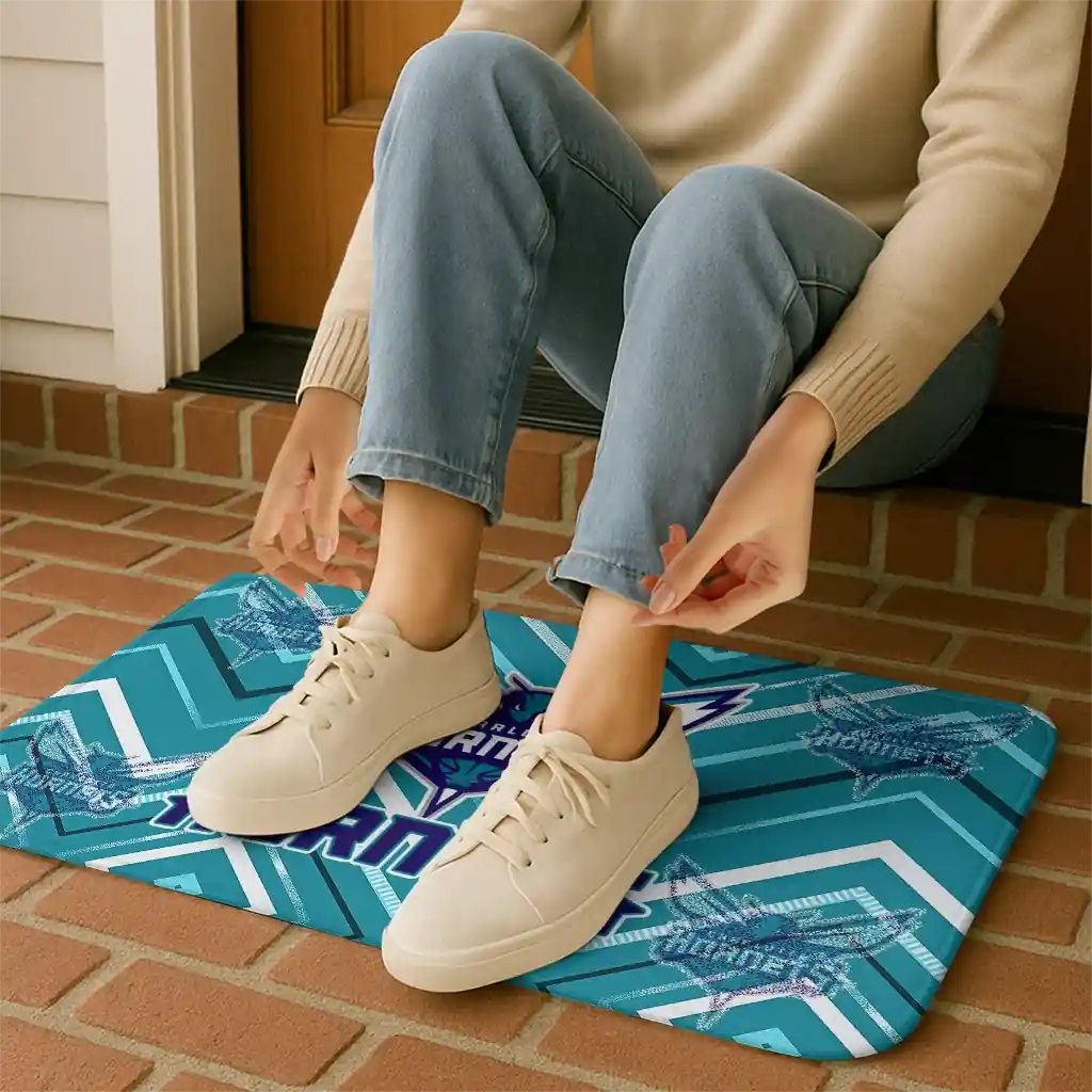 charlotte-hornets-chevron-geometrics-teal-doormat-top-rated.webp