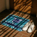 charlotte-hornets-chevron-geometrics-teal-doormat-best-selling.webp