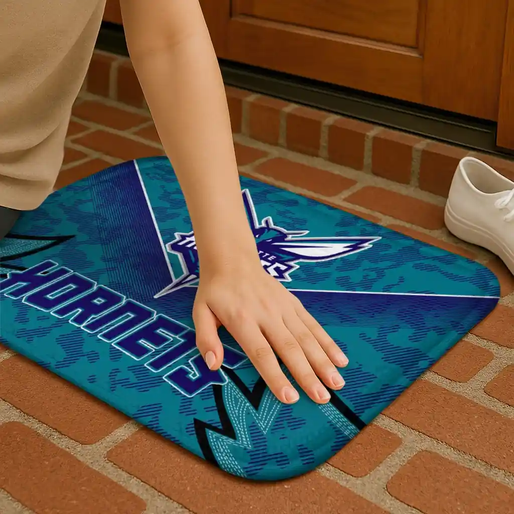 charlotte-hornets-layered-lines-teal-doormat-premium-grade.webp