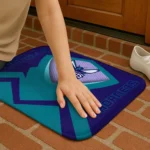 charlotte-hornets-ninja-mesh-teal-doormat-best-selling.webp