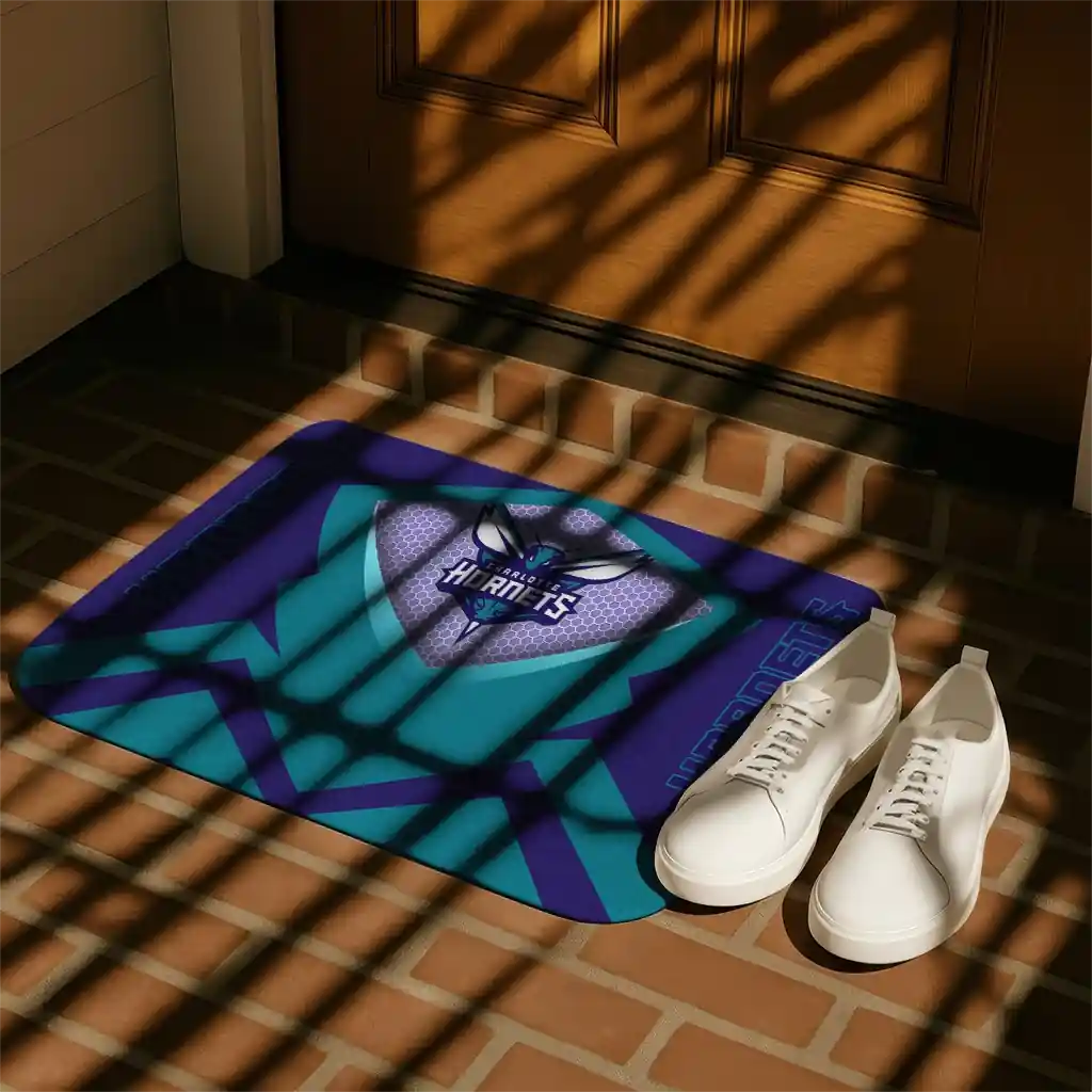 charlotte-hornets-ninja-mesh-teal-doormat-trendy.webp