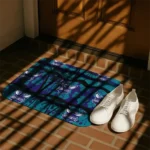 charlotte-hornets-palm-silhouette-teal-black-doormat-best-selling.webp