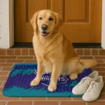 charlotte-hornets-plate-rip-teal-doormat-best-selling.webp