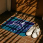charlotte-hornets-sharp-flash-teal-doormat-best-selling.webp