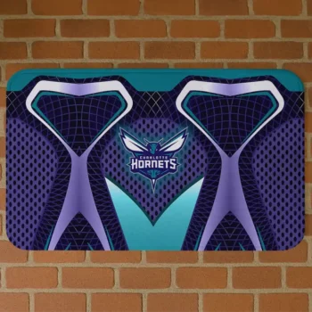 Charlotte Hornets Torso Pattern Doormat