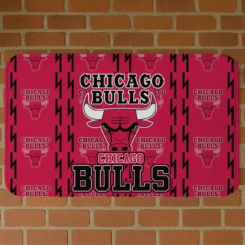 Chicago Bulls Bolt Row Red Doormat