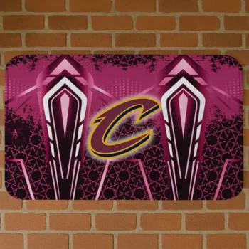 Cleveland Cavaliers Graphic Stripes Wine Doormat