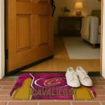 cleveland-cavaliers-hexagon-oval-wine-doormat-best-selling.webp