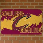 Cleveland Cavaliers Plate Rip Wine Doormat