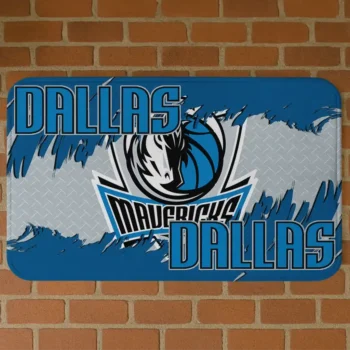 Dallas Mavericks Plate Rip Blue Doormat