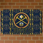 Denver Nuggets Bolt Row Blue Doormat