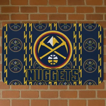 Denver Nuggets Bolt Row Blue Doormat