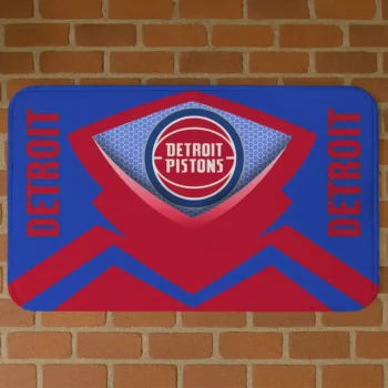 Detroit Pistons Ninja Mesh Red Doormat