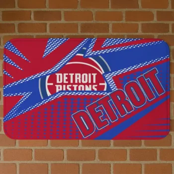 Detroit Pistons Sharp Flash Red Doormat