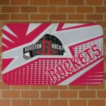 Houston Rockets Sharp Flash Red Doormat
