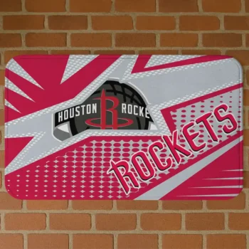 Houston Rockets Sharp Flash Red Doormat