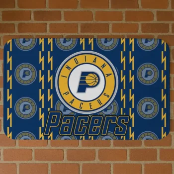 Indiana Pacers Bolt Row Blue Doormat