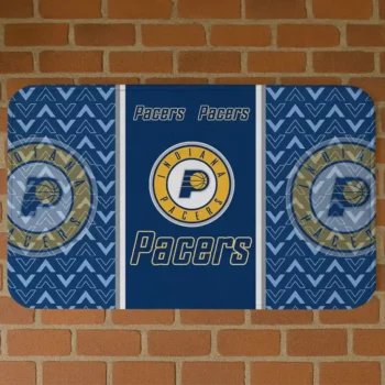 Indiana Pacers Chevron Stack Blue Doormat