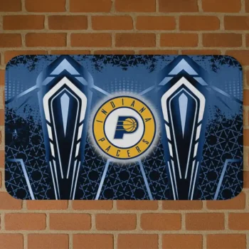 Indiana Pacers Graphic Stripes Blue Doormat