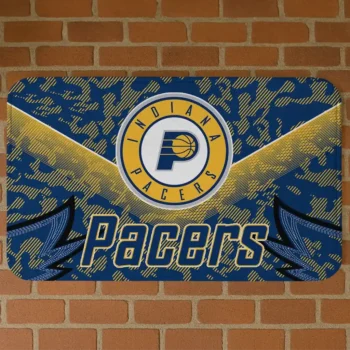 Indiana Pacers Layered Lines Blue Doormat
