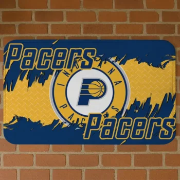 Indiana Pacers Plate Rip Blue Doormat