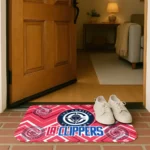 los-angeles-clippers-chevron-geometrics-red-doormat-best-selling.webp