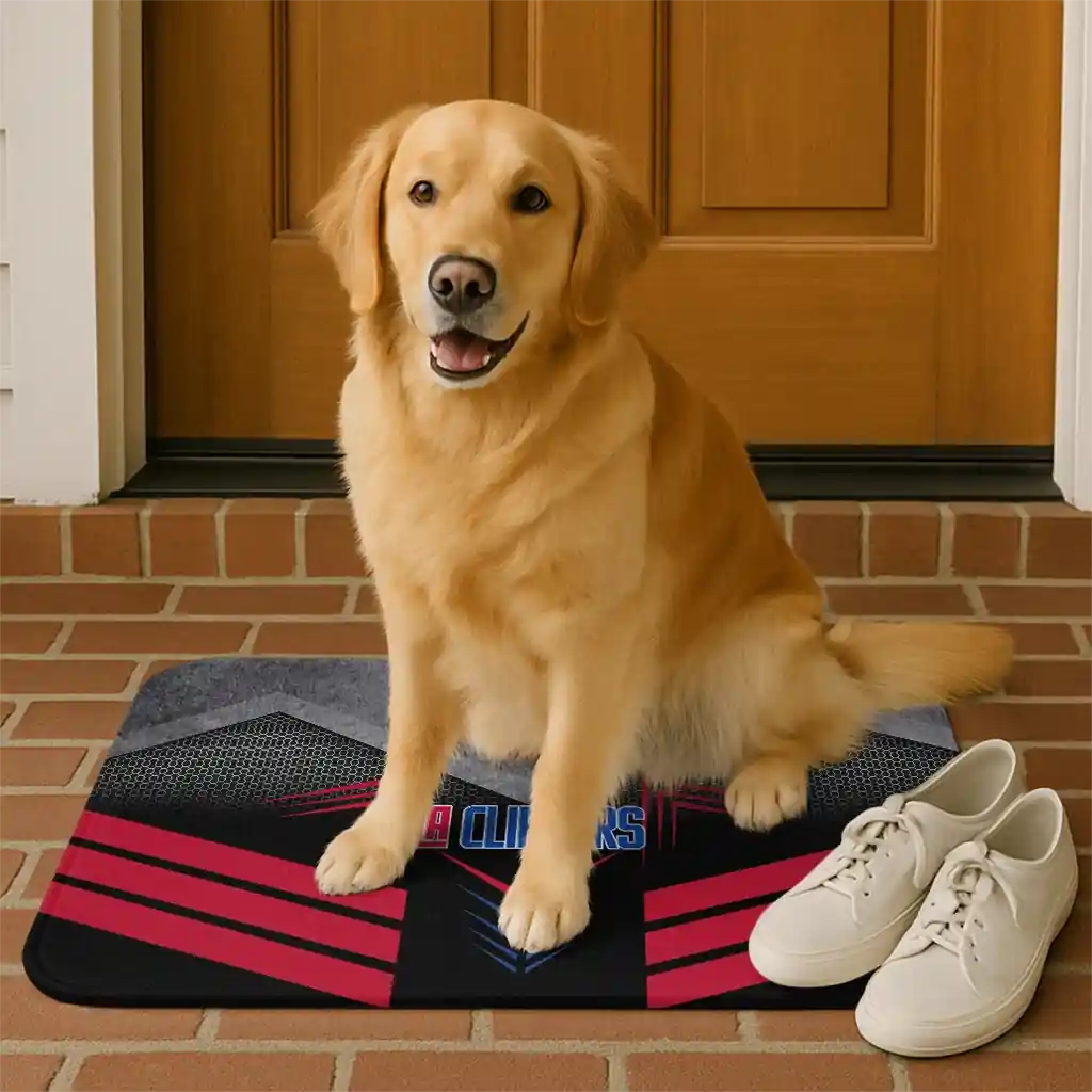 los-angeles-clippers-chevron-points-red-black-doormat-high-quality.webp