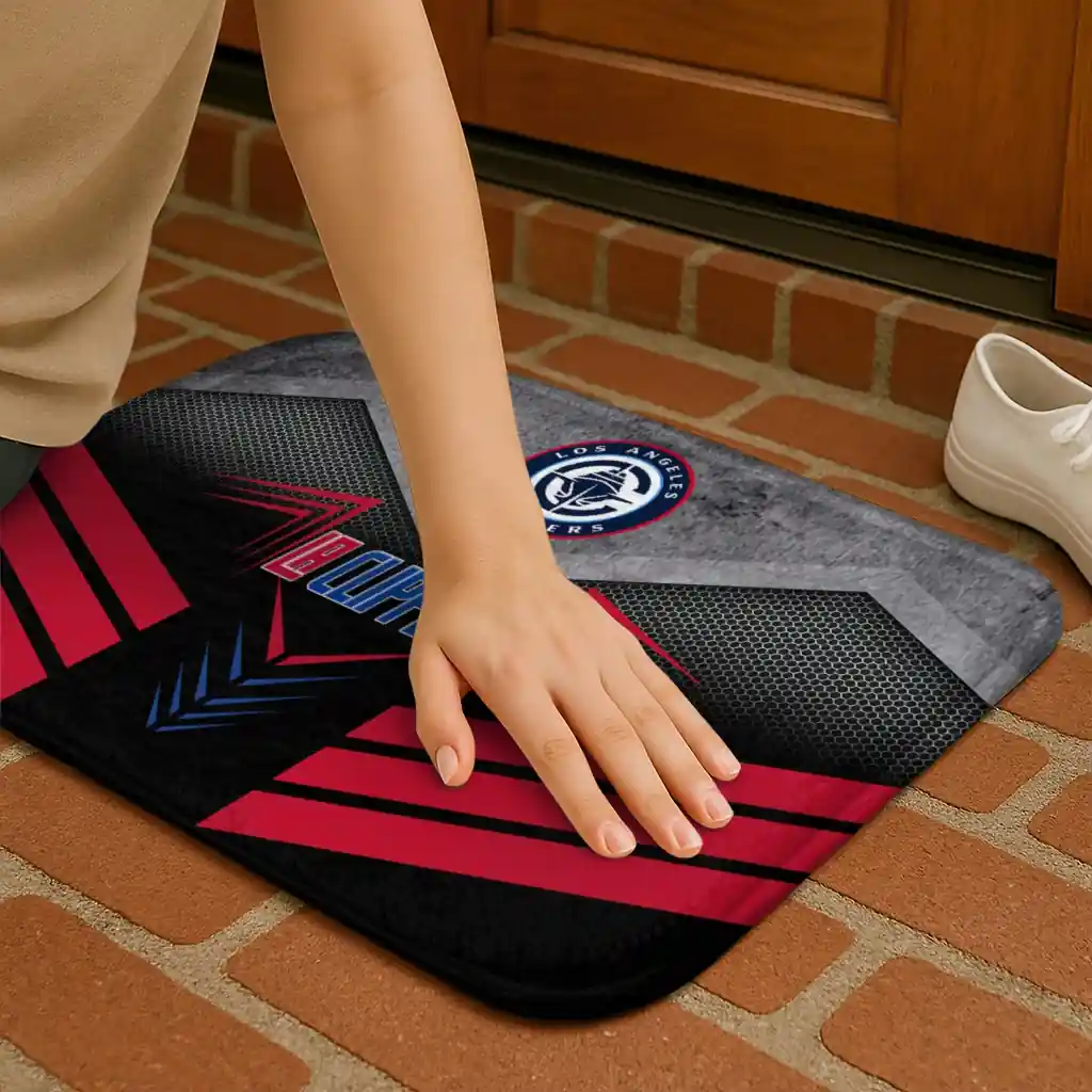 los-angeles-clippers-chevron-points-red-black-doormat-premium-grade.webp