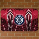 los-angeles-clippers-graphic-stripes-red-doormat-best-selling.webp