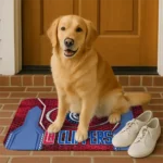 los-angeles-clippers-hexagon-oval-red-doormat-best-selling.webp
