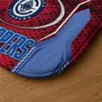 los-angeles-clippers-hexagon-oval-red-doormat-best-selling.webp