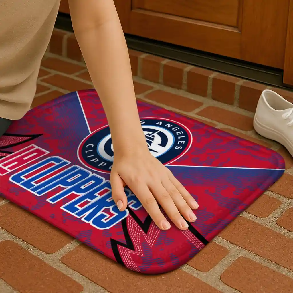 los-angeles-clippers-layered-lines-red-doormat-premium-grade.webp