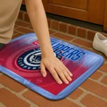 los-angeles-clippers-pixel-blur-red-doormat-best-selling.webp