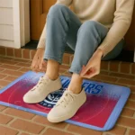 los-angeles-clippers-pixel-blur-red-doormat-best-selling.webp