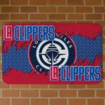 Los Angeles Clippers Plate Rip Red Doormat