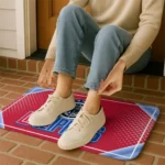 los-angeles-clippers-silver-halftone-red-doormat-best-selling.webp