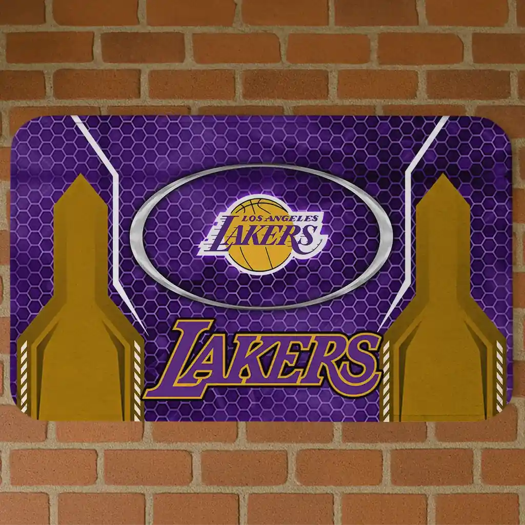 los-angeles-lakers-hexagon-oval-purple-doormat-best-selling.webp los angeles lakers hexagon oval purple doormat best selling