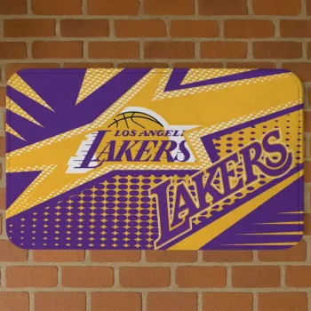Los Angeles Lakers Sharp Flash Purple Doormat