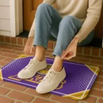 los-angeles-lakers-silver-halftone-purple-doormat-best-selling.webp