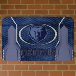 memphis-grizzlies-hexagon-oval-blue-doormat-best-selling.webp
