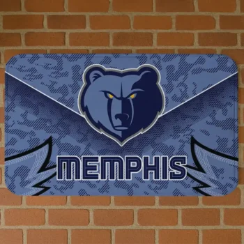 Memphis Grizzlies Layered Lines Blue Doormat