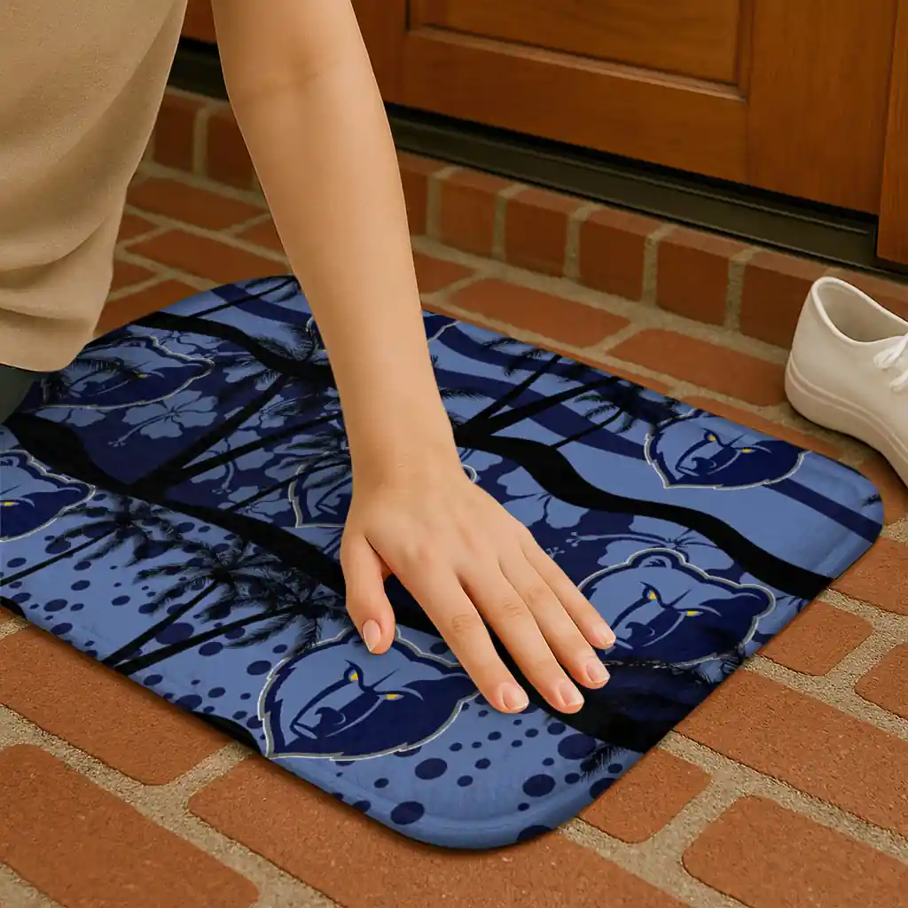 memphis-grizzlies-palm-silhouette-blue-black-doormat-premium-grade.webp