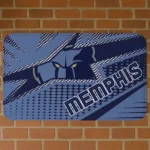 Memphis Grizzlies Sharp Flash Blue Doormat